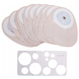 Worek stomijny, torba kolostomijna, jednorazowego użytku - op./10 szt.