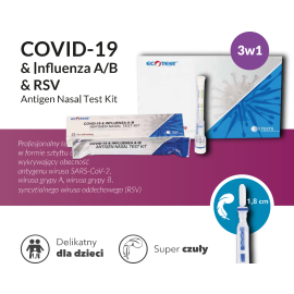 Test antygenowy w SZTYFCIE  PEN - Covid-19 & Influenza A/B &RSV