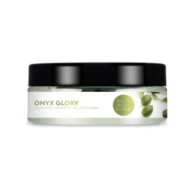YASUMI - Onyx glory – Solny peeling do ciała o zapachu zielonej herbaty - 220 g