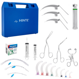 Zestaw do intubacji dotchawiczej INTUBE SET z walizką i laryngoskopem typu McCoy