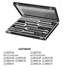 Zestaw kamertonów hartmann w etui