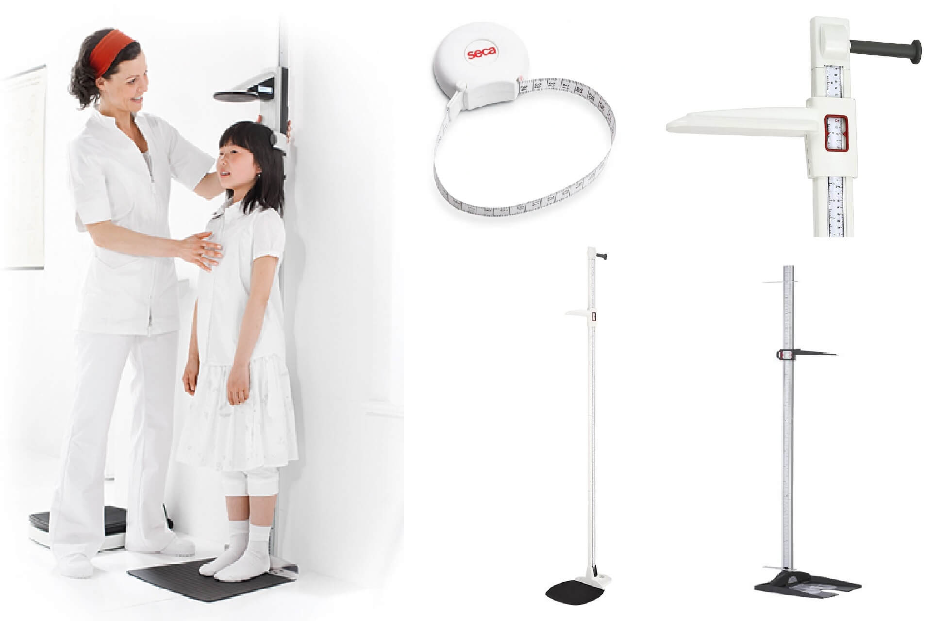 Wzrostomierze medyczne i miarki obwodów do określania ilości tkanki tłuszczowej